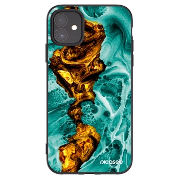 Picasee silikónový čierny obal pre Apple iPhone 11 - Goldsky