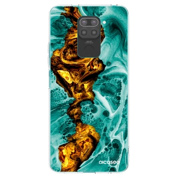 Picasee silikónový čierny obal pre Xiaomi Redmi Note 9 - Goldsky