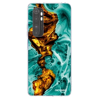Picasee silikónový prehľadný obal pre Xiaomi Mi Note 10 Lite - Goldsky