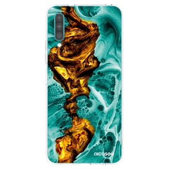Picasee silikónový prehľadný obal pre Samsung Galaxy A30s A307F - Goldsky