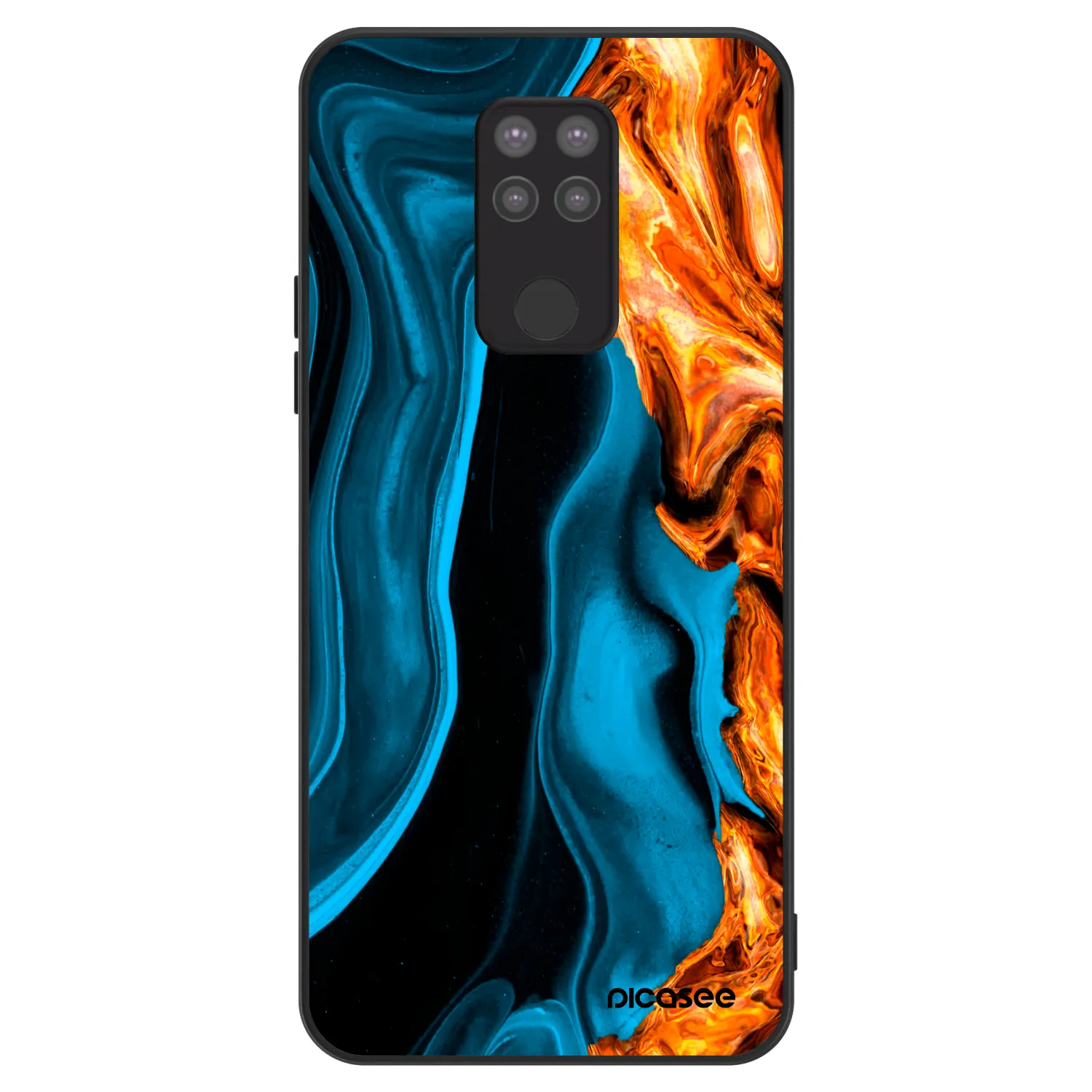 Picasee ULTIMATE CASE pro Xiaomi Redmi Note 9 - Gold blue