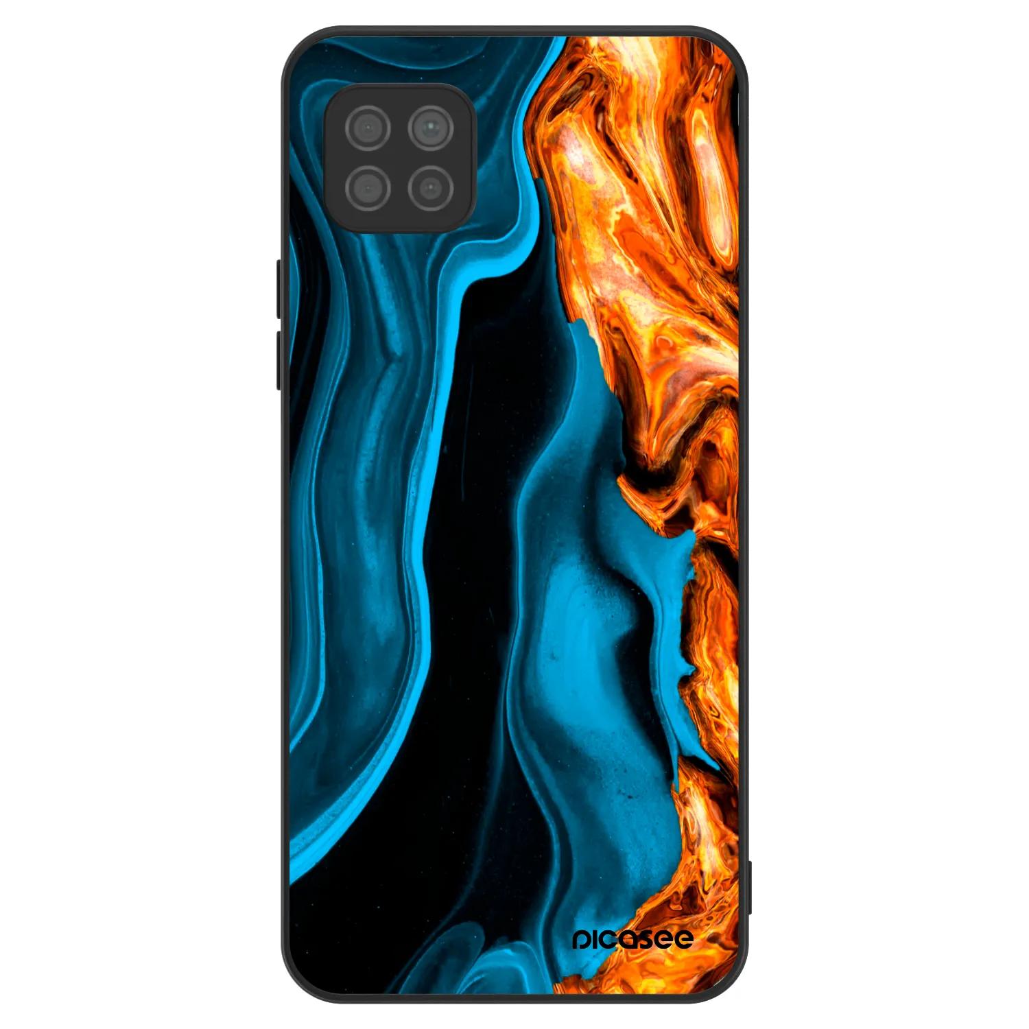 Picasee ULTIMATE CASE pro Huawei P40 Lite - Gold blue