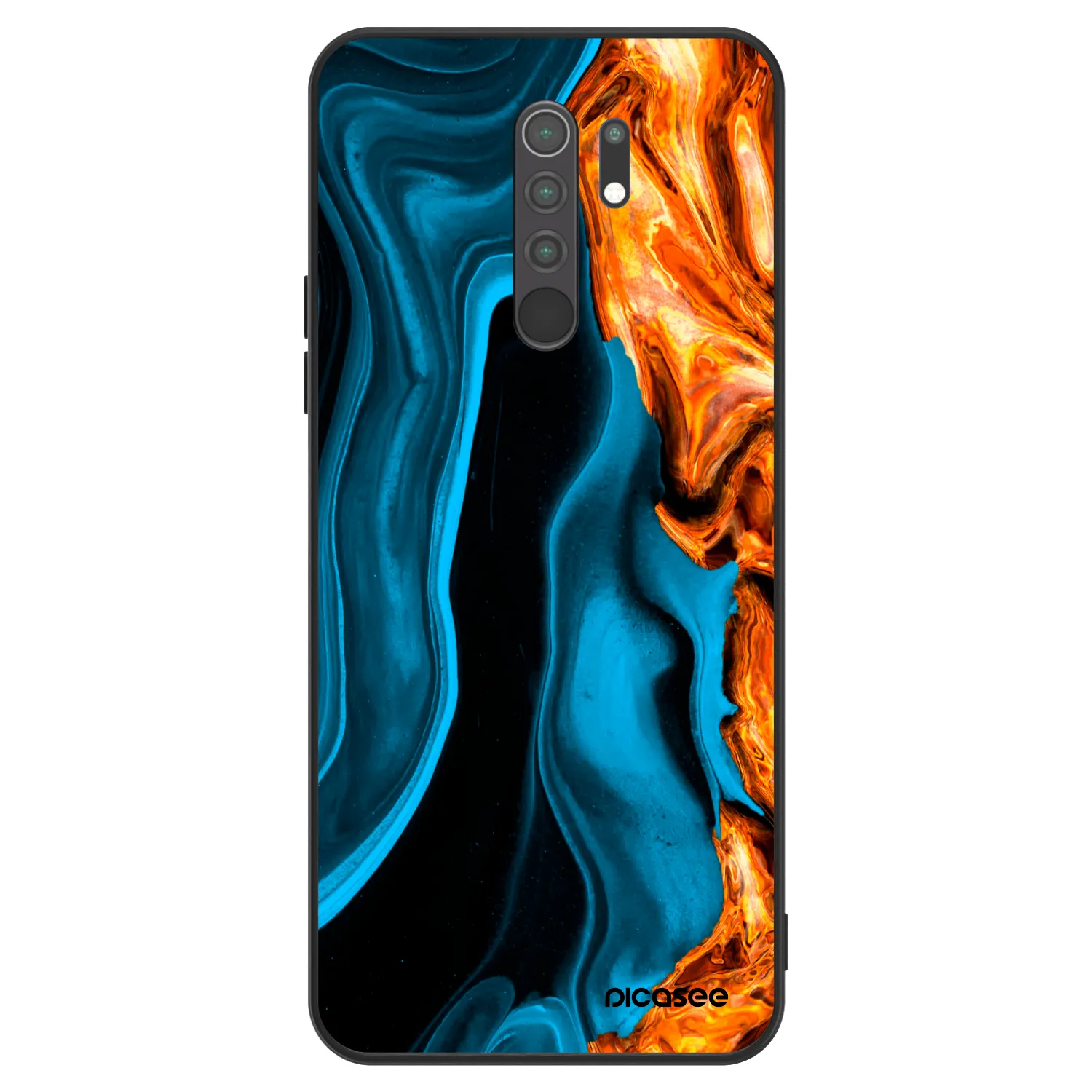 Picasee ULTIMATE CASE pro Xiaomi Redmi 9 - Gold blue