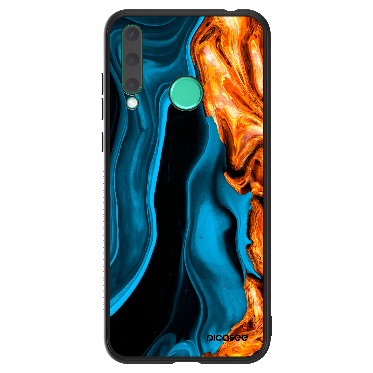 Picasee ULTIMATE CASE pro Honor 20 Lite - Gold blue