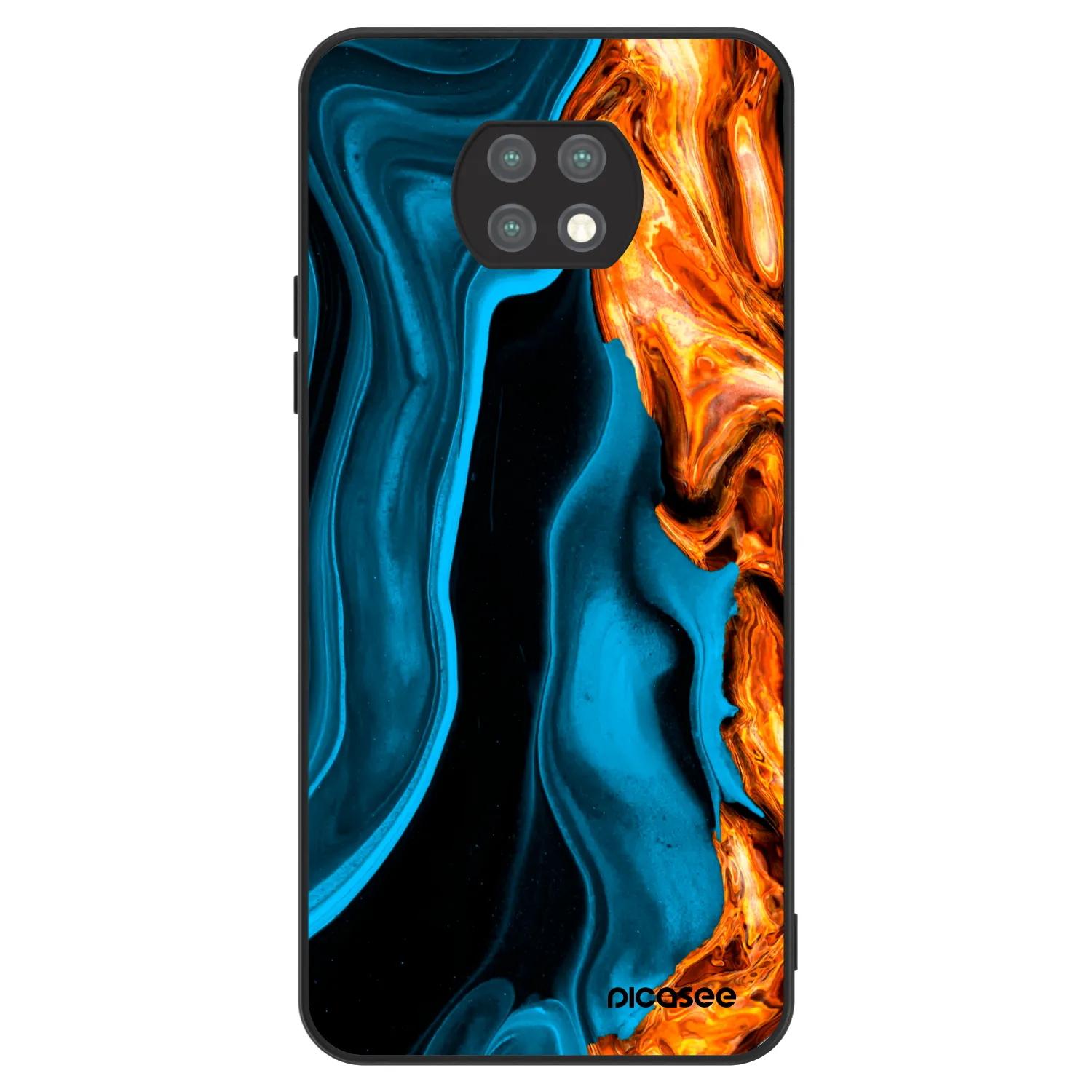 Picasee ULTIMATE CASE pro Xiaomi Redmi Note 9T - Gold blue