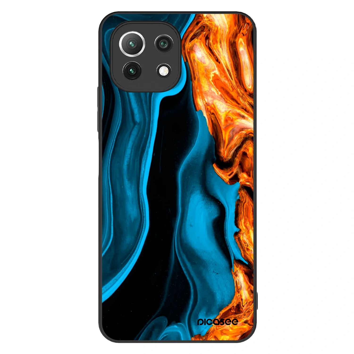 Picasee ULTIMATE CASE pro Xiaomi 11 Lite 5G NE - Gold blue