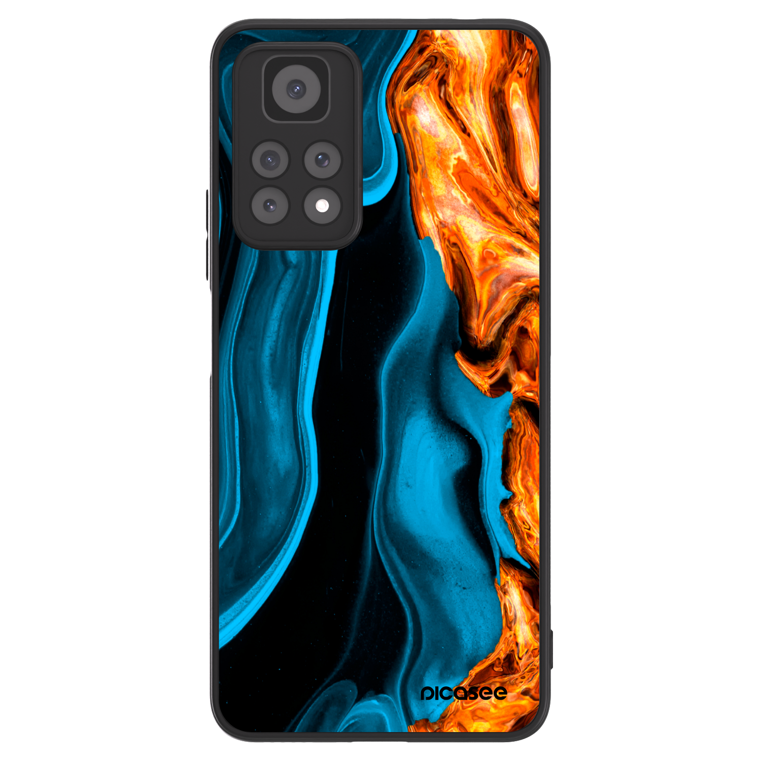 Picasee ULTIMATE CASE pro Xiaomi Redmi Note 11 Pro 5G - Gold blue