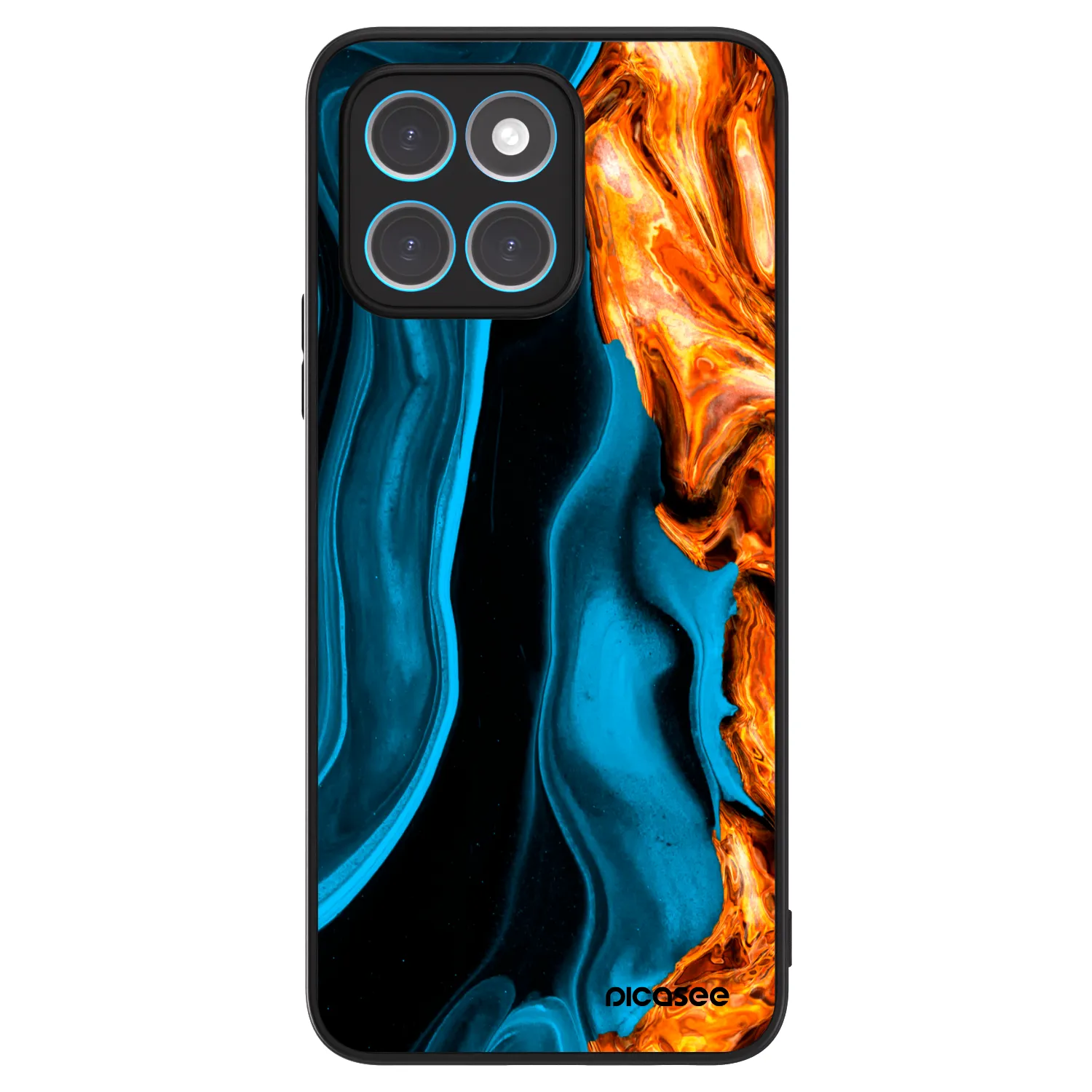 Picasee ULTIMATE CASE pro Honor X8 4G - Gold blue