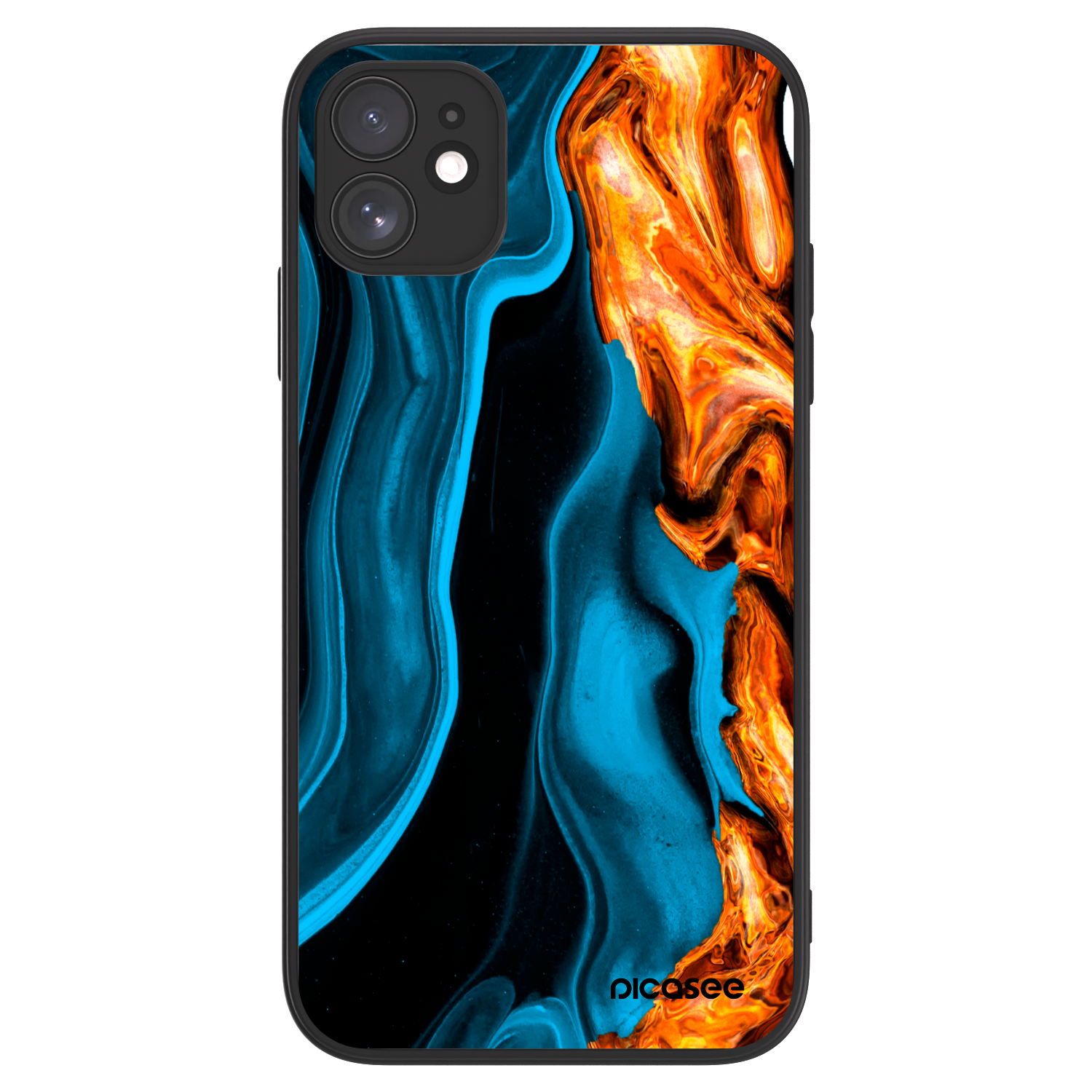 Picasee ULTIMATE CASE MagSafe pro Apple iPhone 11 - Gold blue
