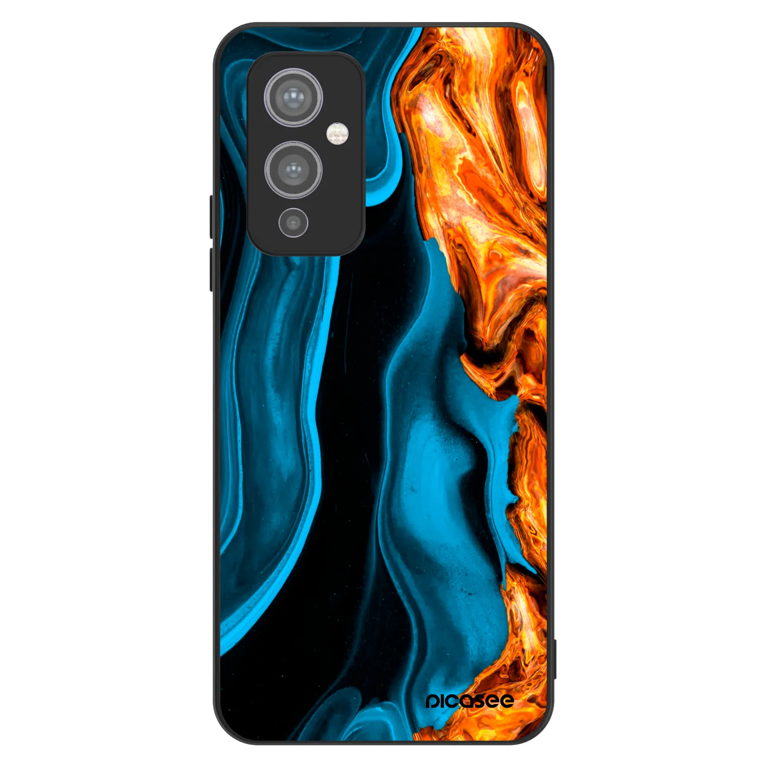 Picasee ULTIMATE CASE pro OnePlus 9 - Gold blue