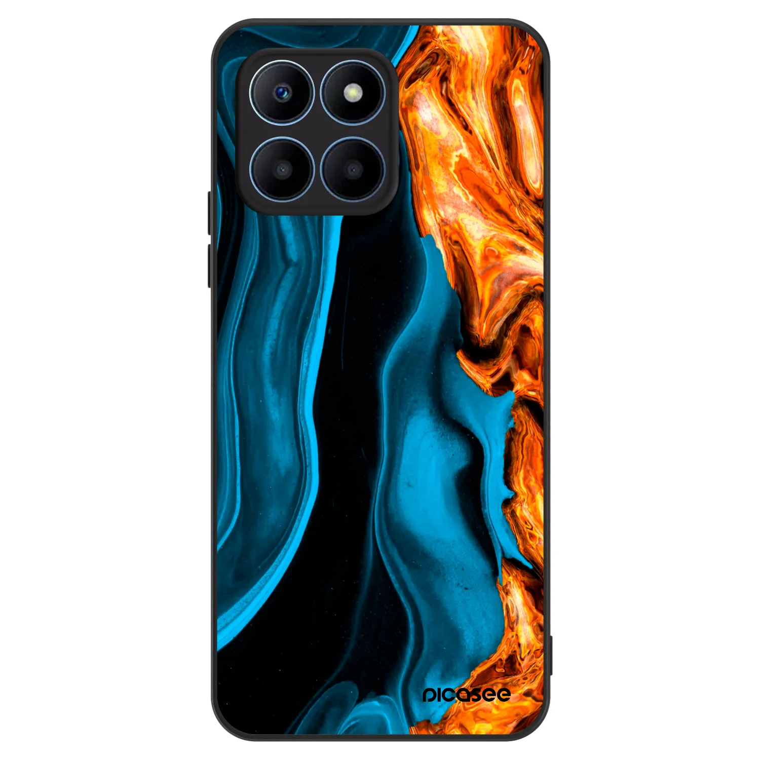 Picasee ULTIMATE CASE pro Honor 70 Lite - Gold blue