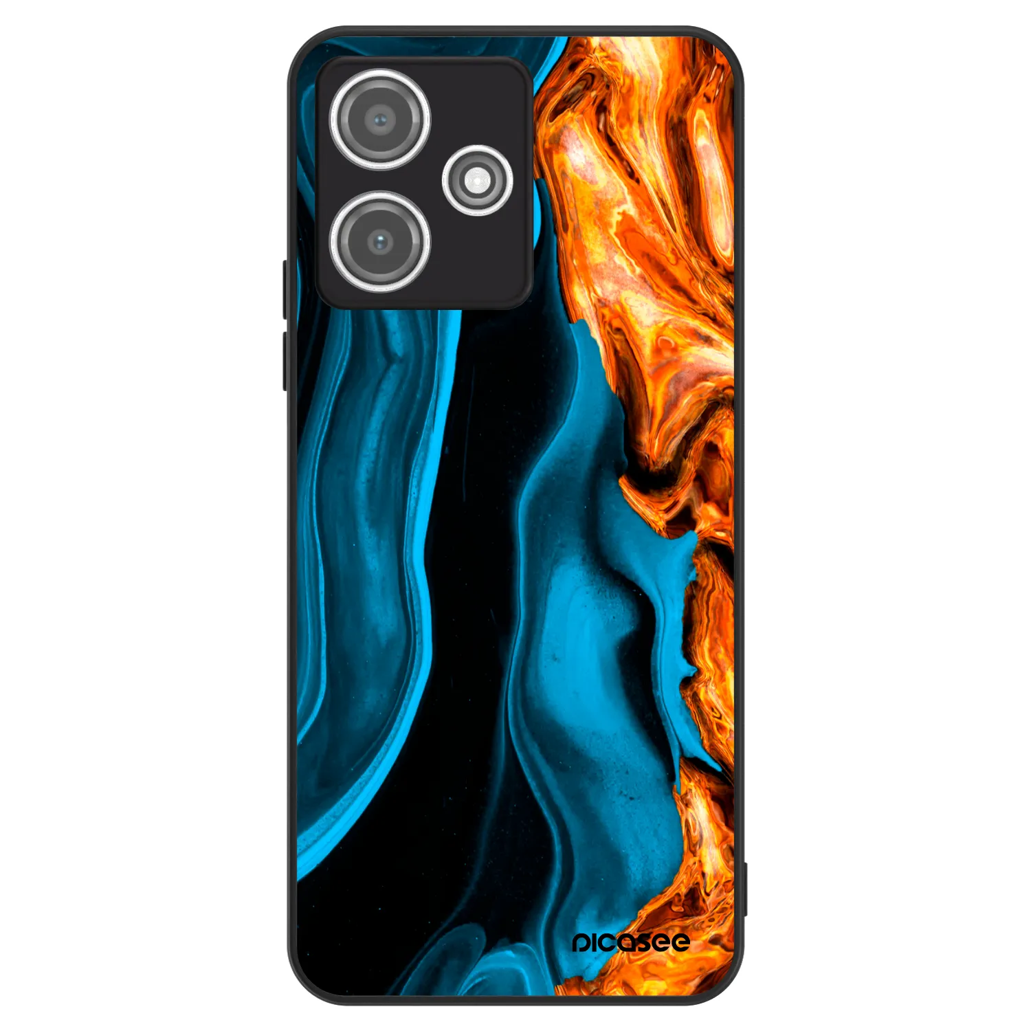 Picasee ULTIMATE CASE pro Xiaomi Redmi 12 5G - Gold blue