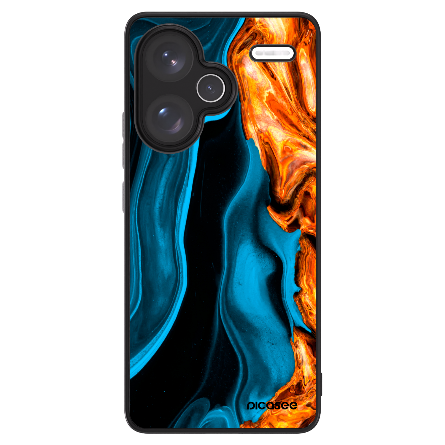 Picasee ULTIMATE CASE pro Xiaomi Redmi Note 13 Pro+ 5G - Gold blue