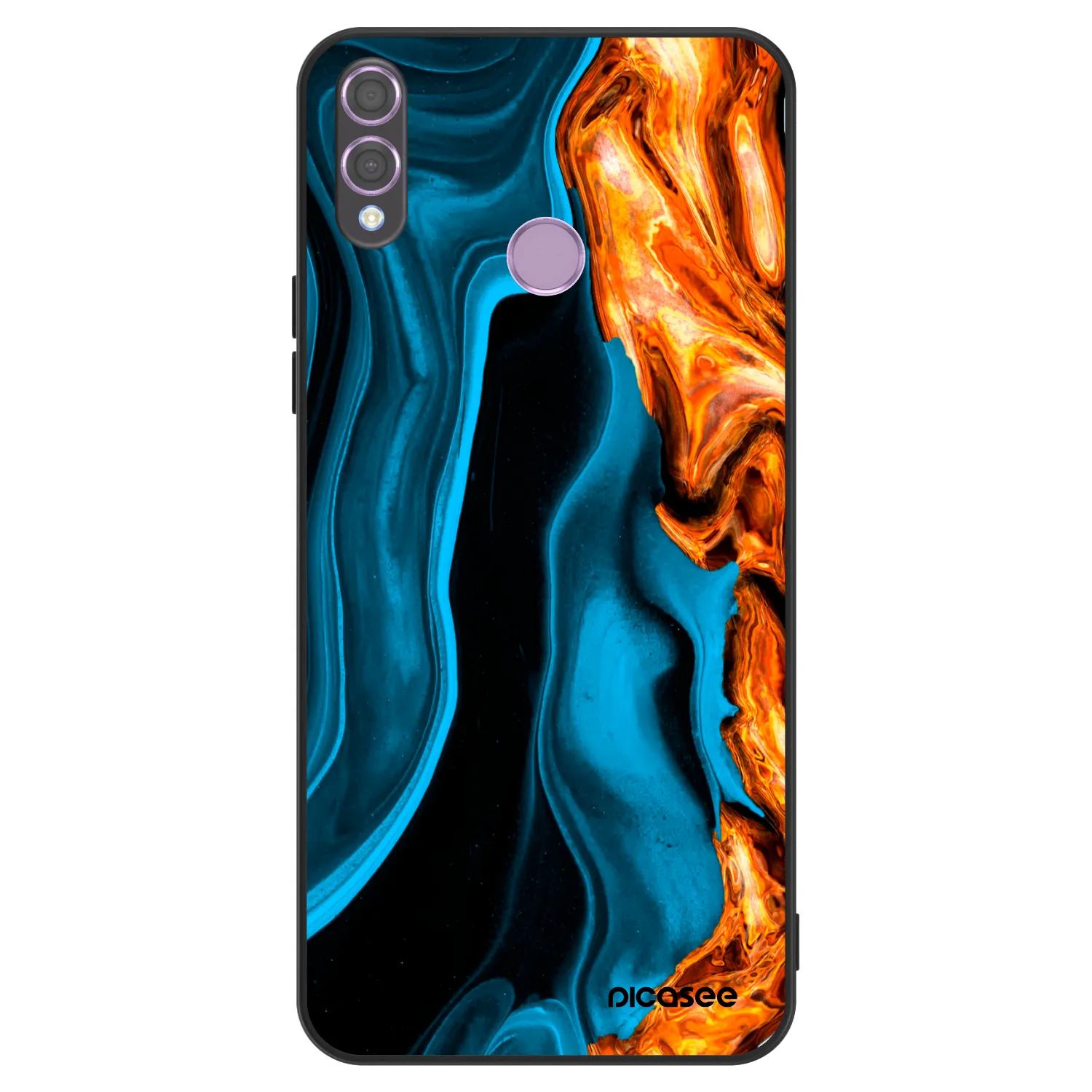 Picasee ULTIMATE CASE pro Honor 8X - Gold blue