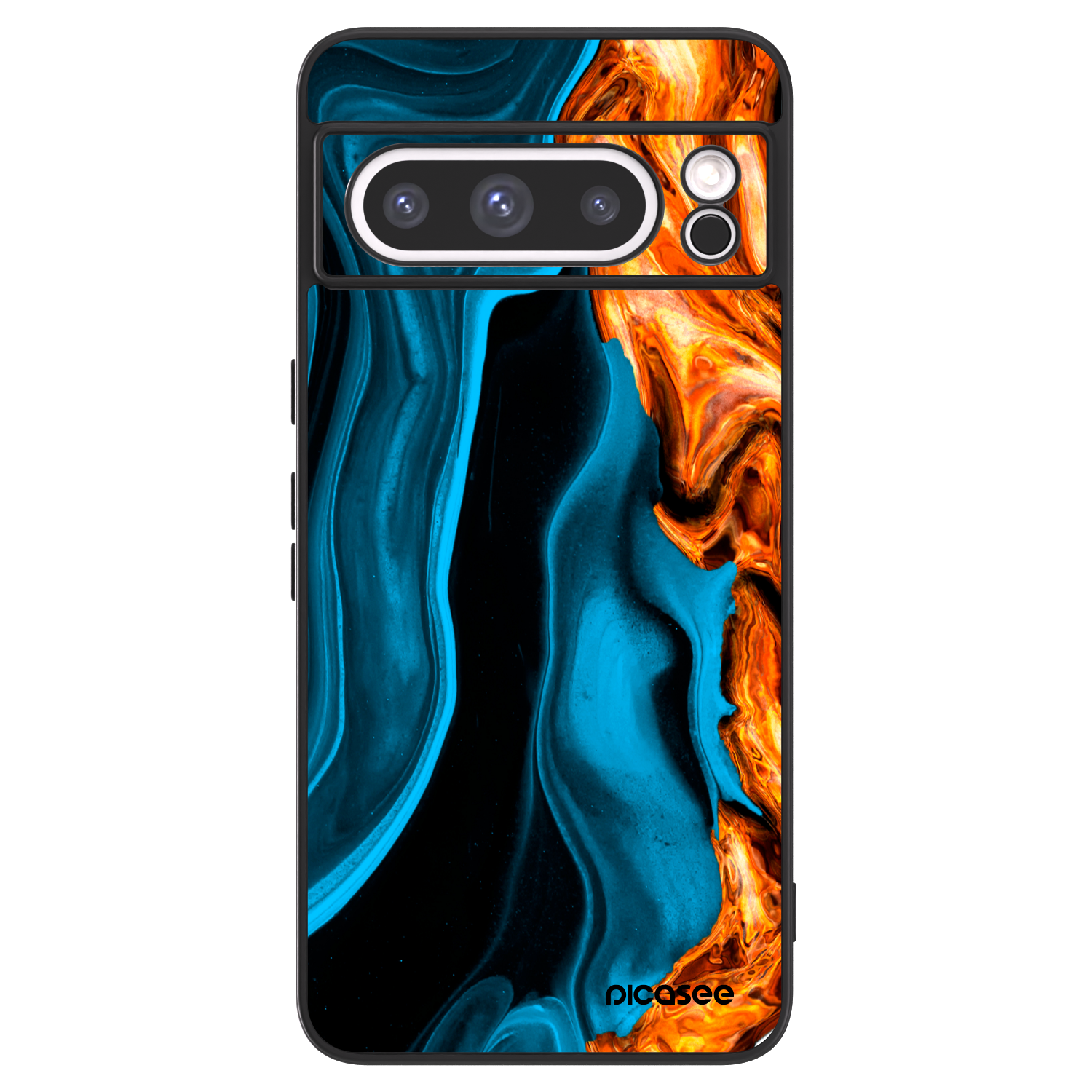 Picasee ULTIMATE CASE pro Google Pixel 8 Pro - Gold blue
