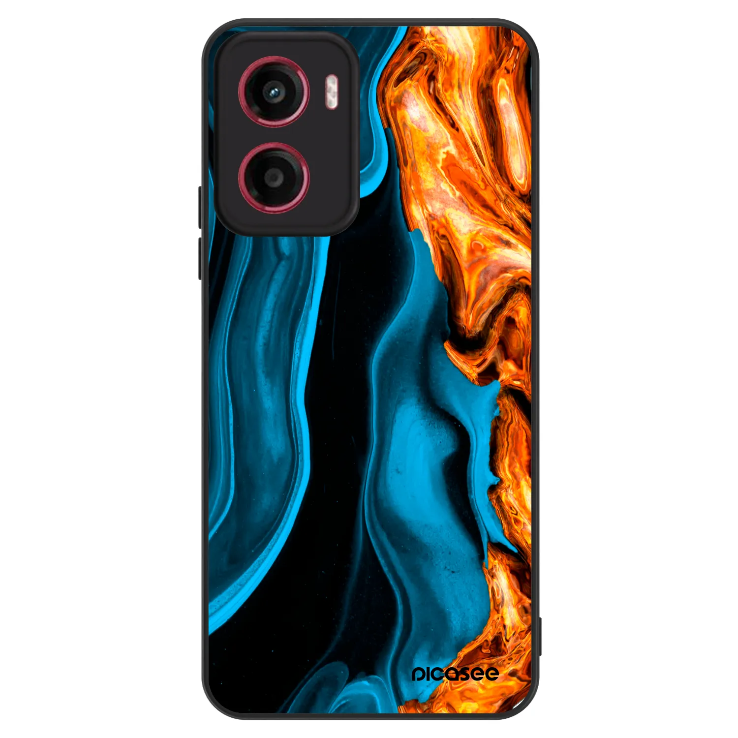 Picasee ULTIMATE CASE pro Motorola Moto G05 - Gold blue