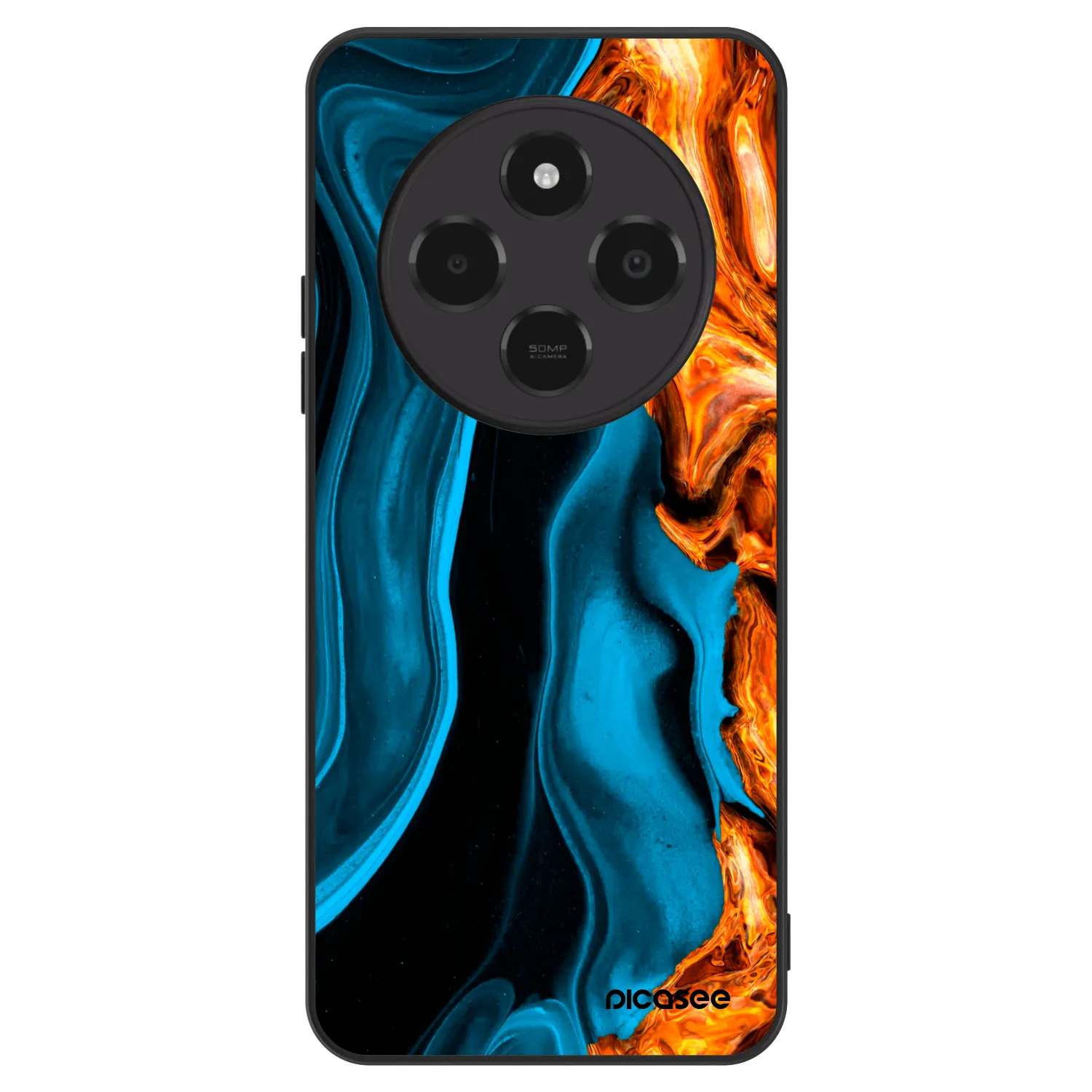 Picasee ULTIMATE CASE pro Xiaomi Poco C75 - Gold blue