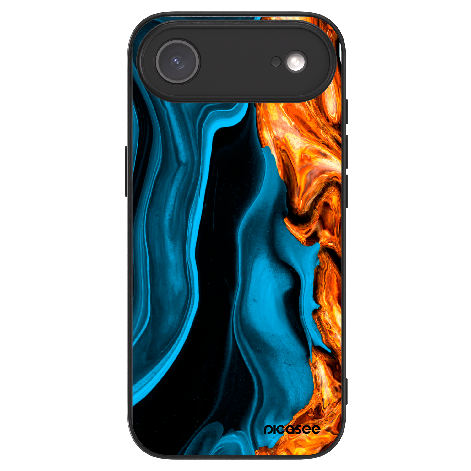 Picasee ULTIMATE CASE MagSafe pro Apple iPhone Air - Gold blue