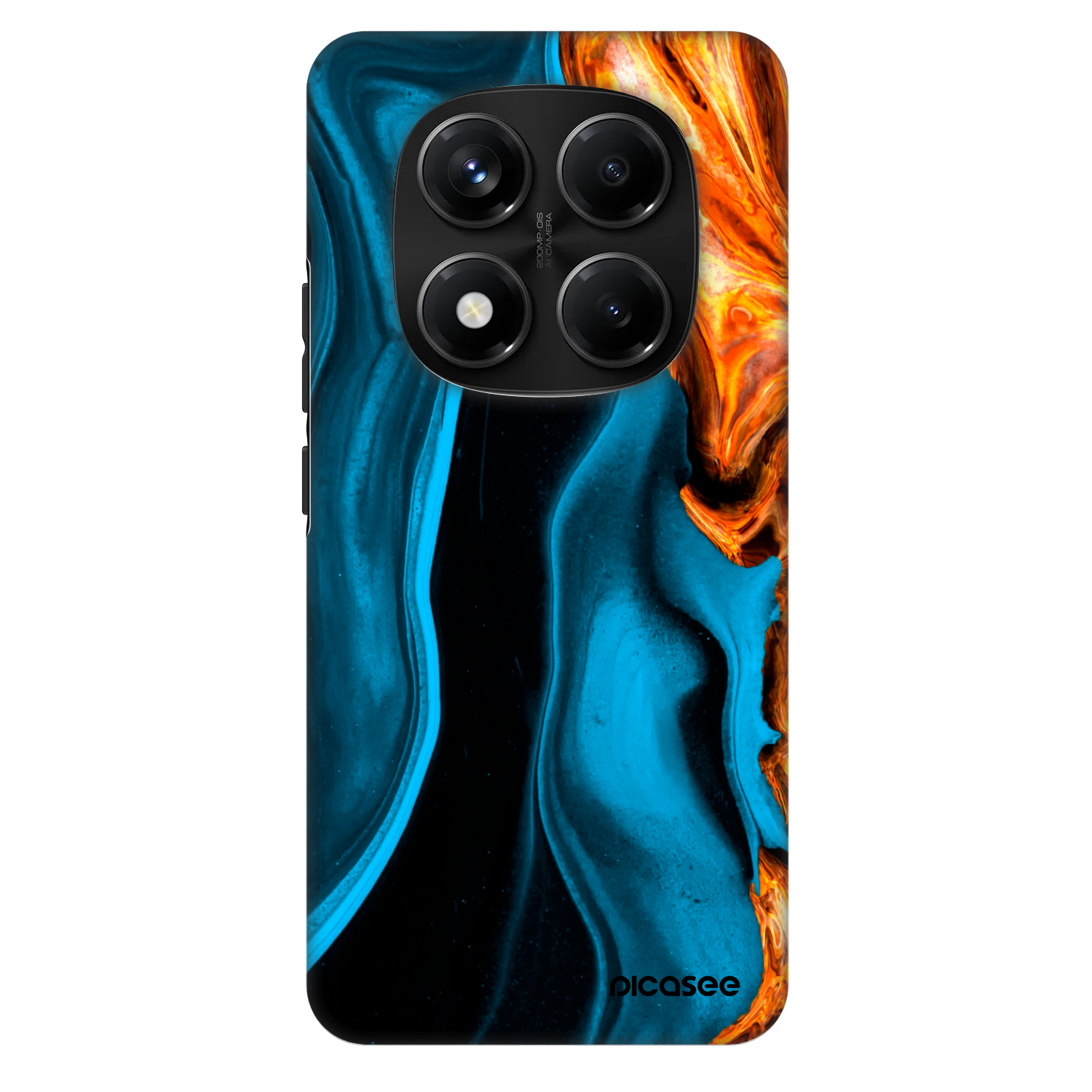 Picasee Fashion Case pre Xiaomi Redmi Note 14 Pro+ 5G - Gold blue