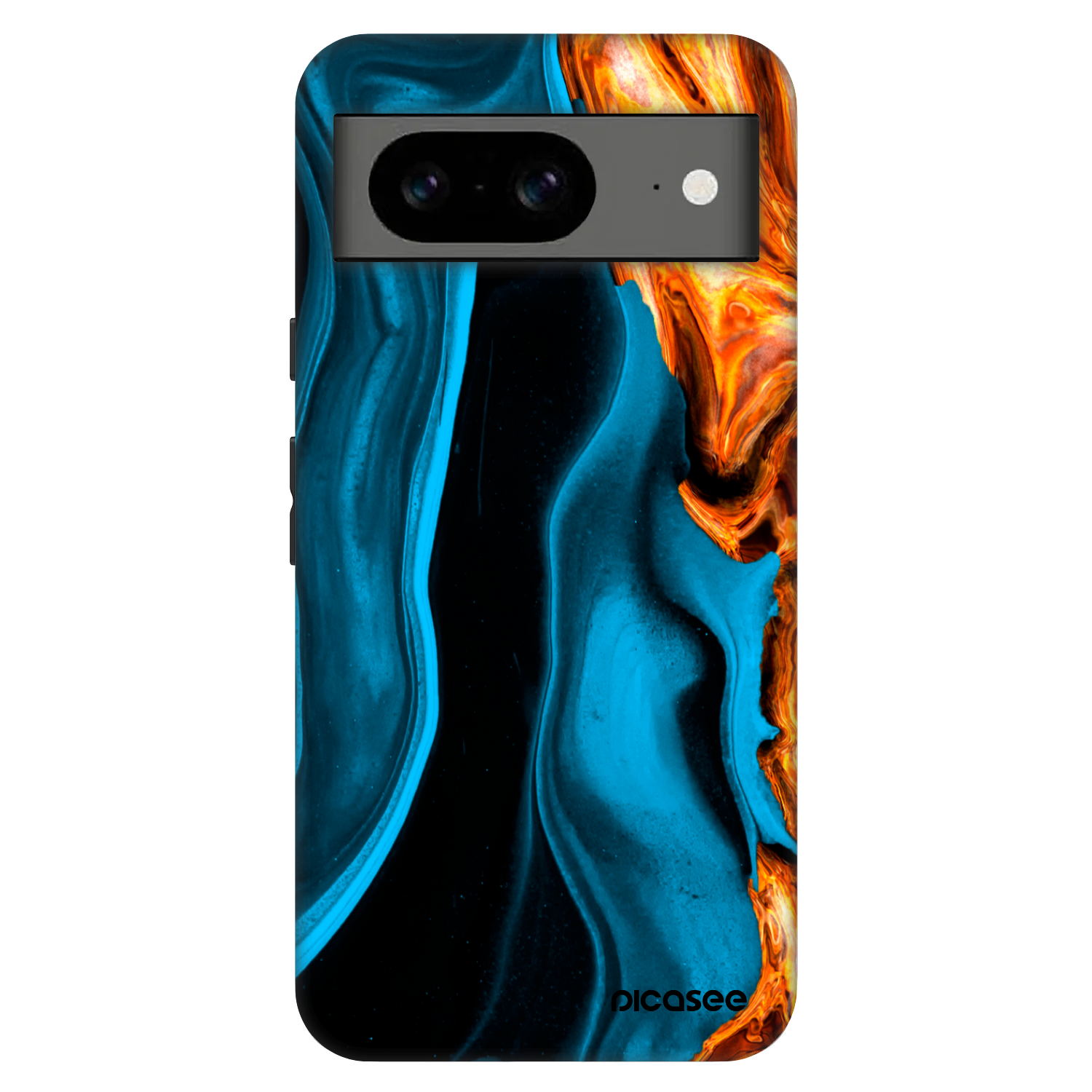 Picasee Fashion Case pre Google Pixel 8 Pro - Gold blue