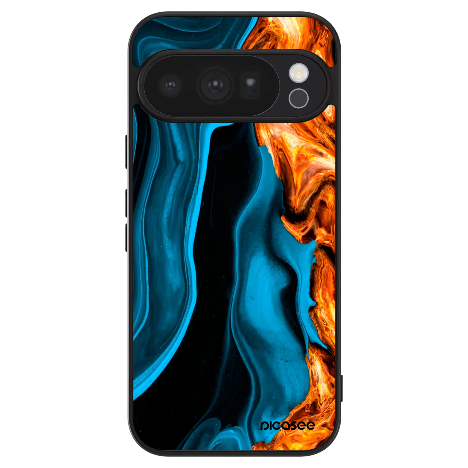 Picasee ULTIMATE CASE pro Google Pixel 10 Pro - Gold blue