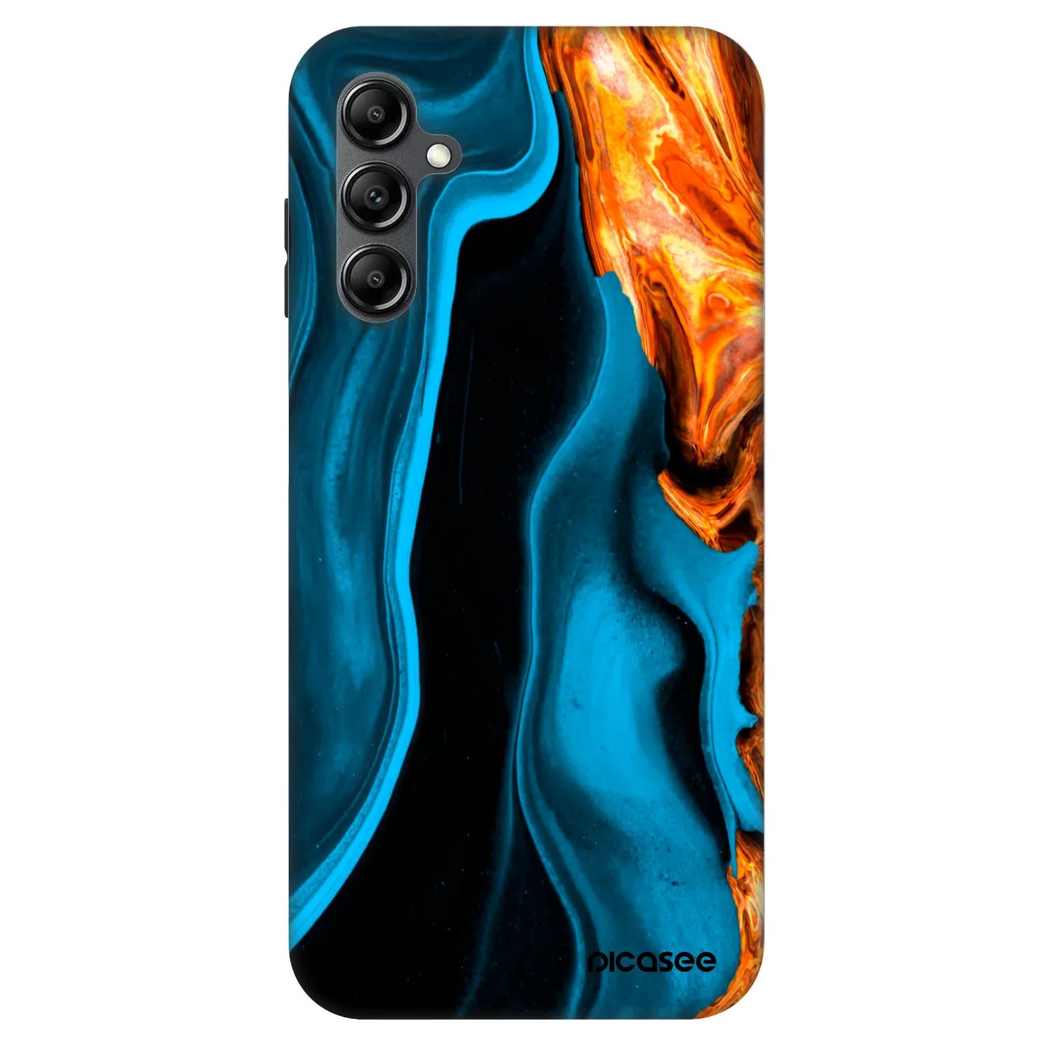 Picasee Fashion Case pre Samsung Galaxy A16 4G - Gold blue