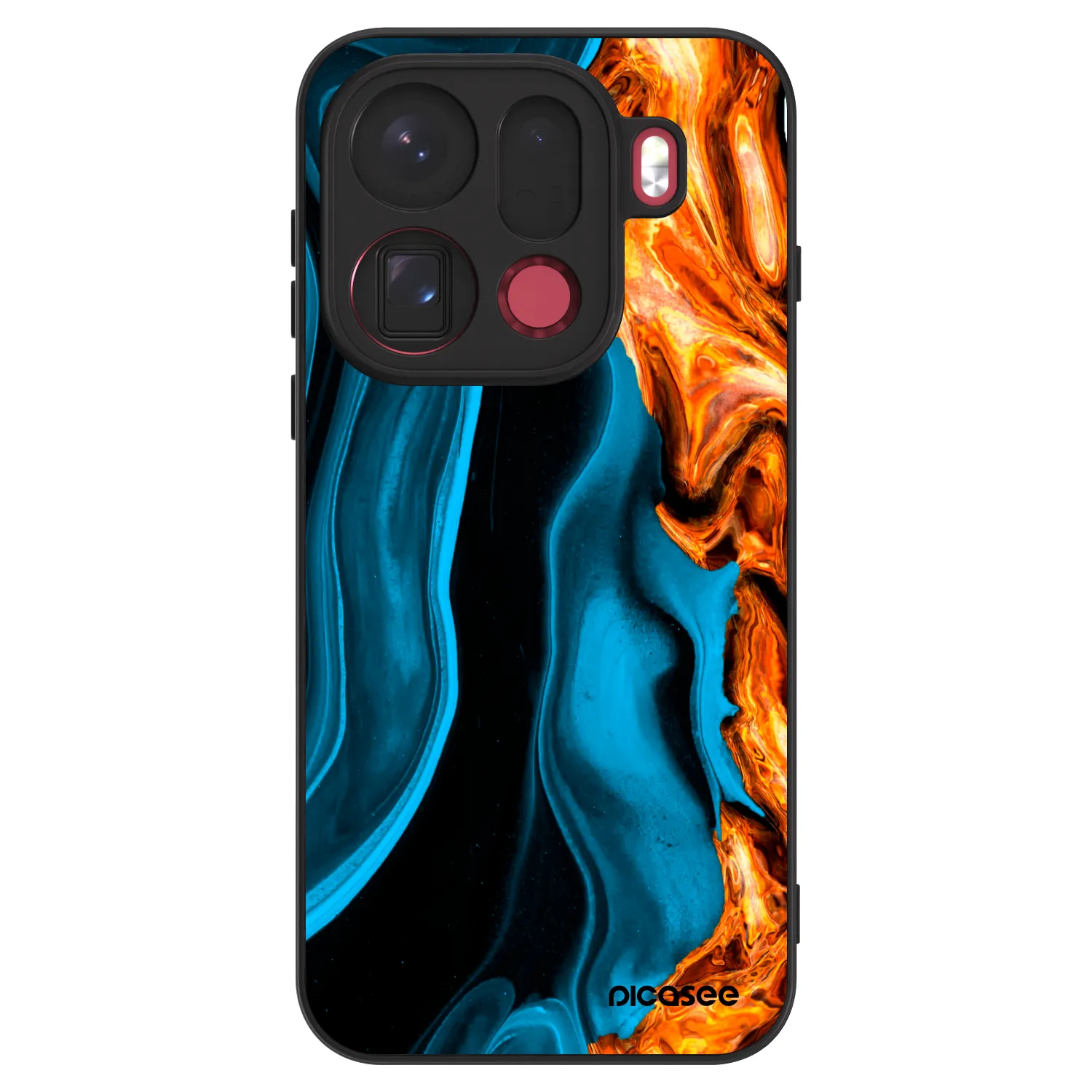 Picasee ULTIMATE CASE pro OPPO Find X9 Pro - Gold blue