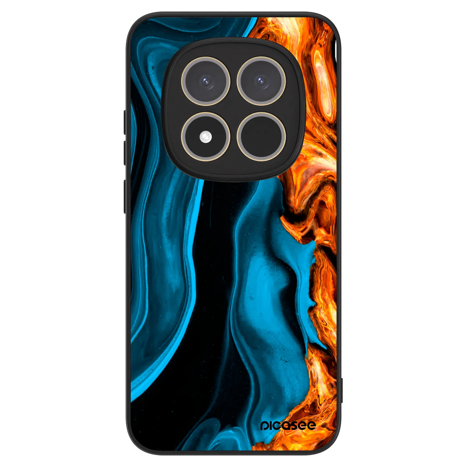 Picasee ULTIMATE CASE pro Xiaomi Redmi Note 15 Pro 5G - Gold blue