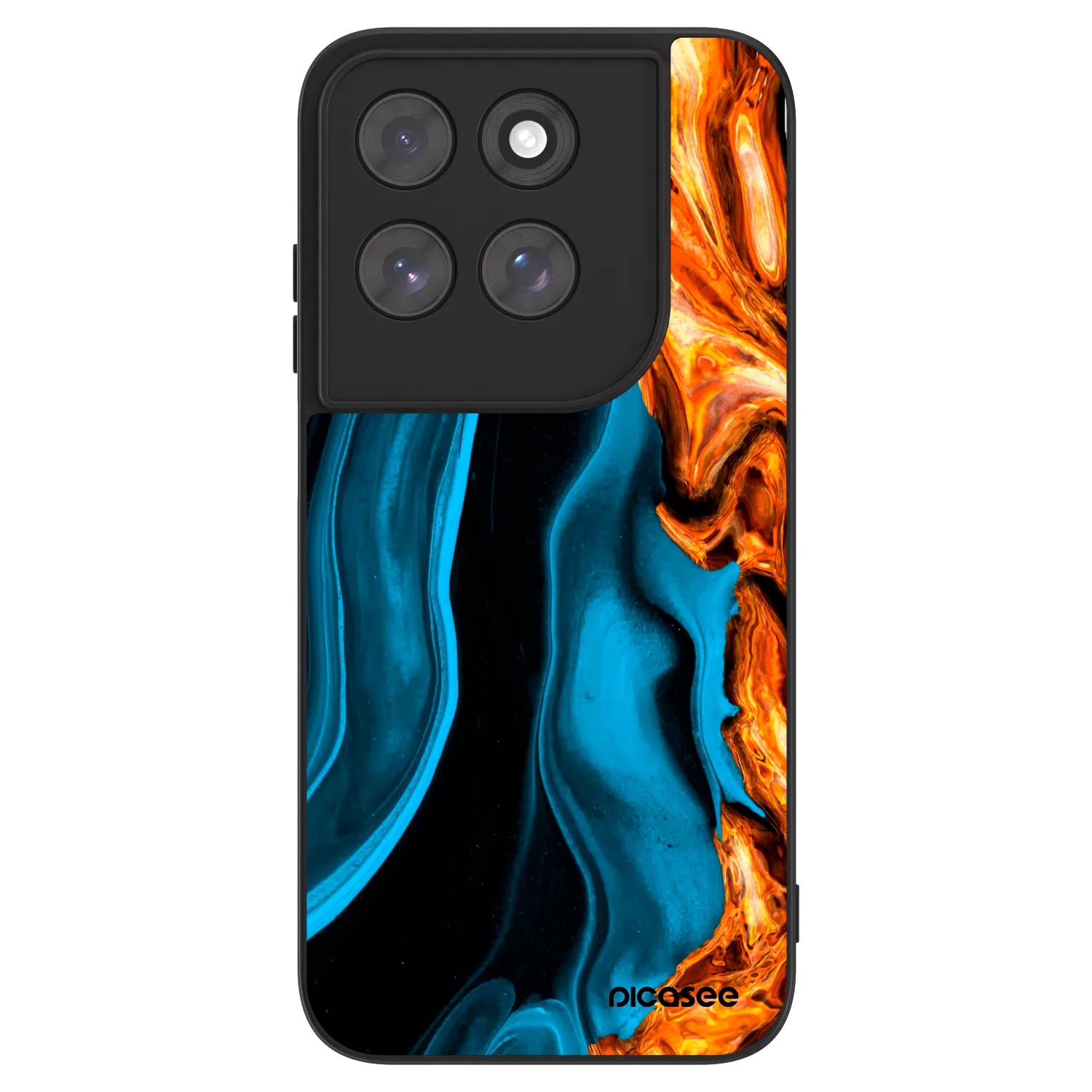 Picasee ULTIMATE CASE pro Motorola Moto G77 - Gold blue