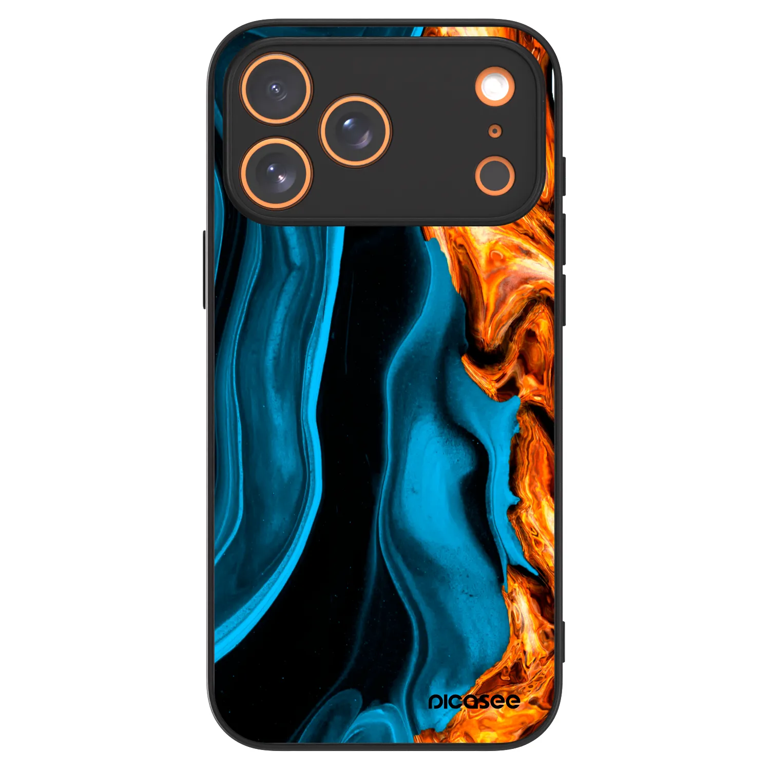 Picasee ULTIMATE CASE pro Apple iPhone 18 Pro Max - Gold blue