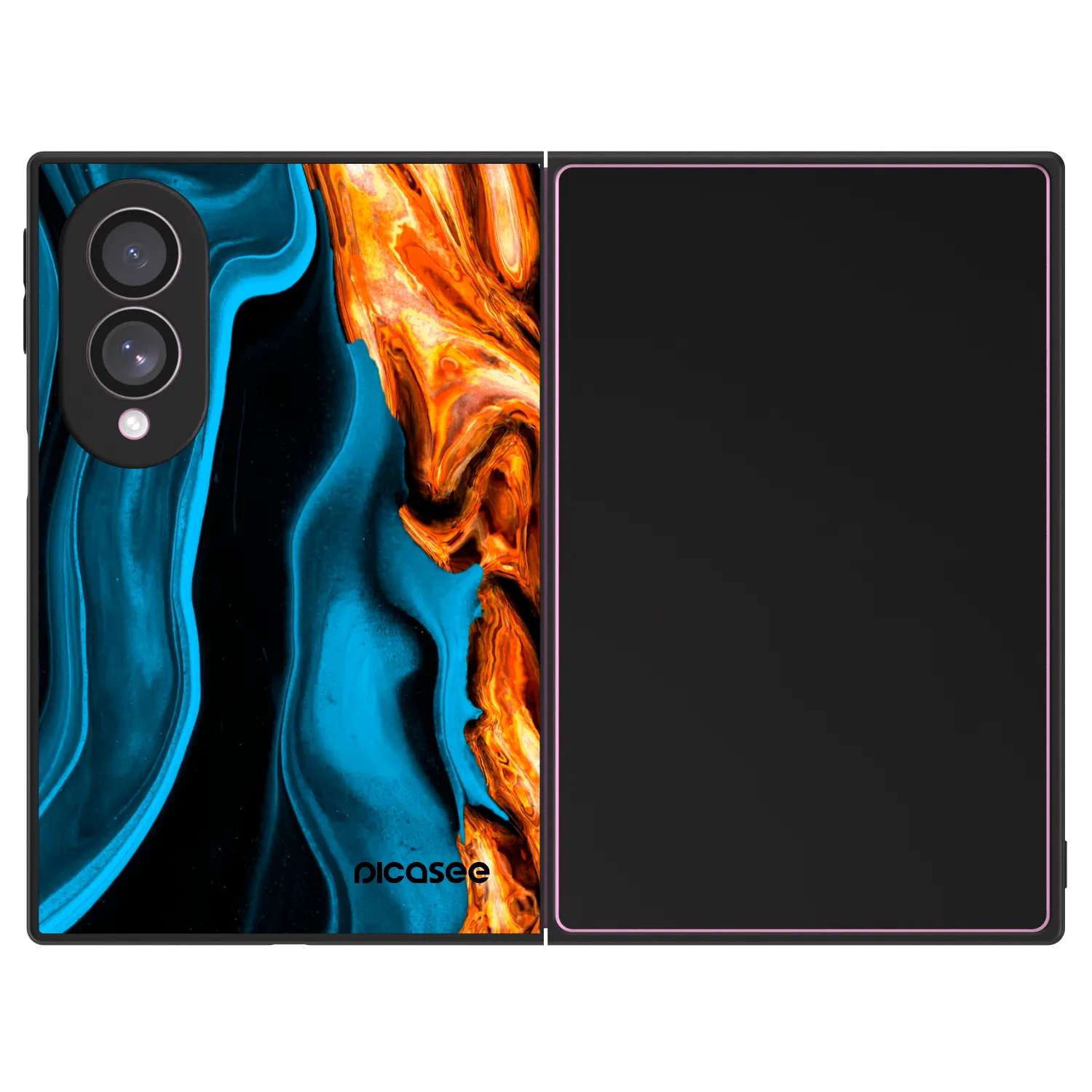 Picasee ULTIMATE CASE pro Samsung Galaxy Z Fold8 5G - Gold blue