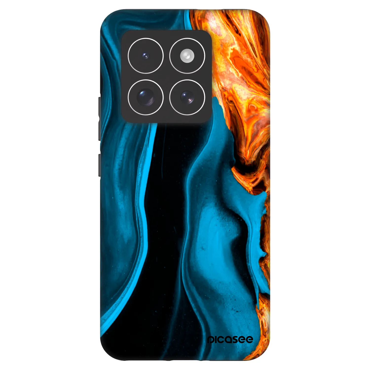 Picasee Fashion Case pre Xiaomi 14 Pro - Gold blue