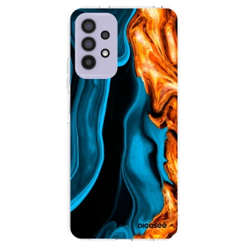 Picasee silikónový prehľadný obal pre Samsung Galaxy A32 4G SM-A325F - Gold blue