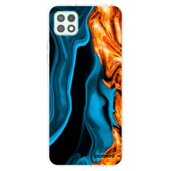 Picasee silikónový prehľadný obal pre Samsung Galaxy A22 A226B 5G - Gold blue