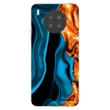 Picasee silikónový prehľadný obal pre Huawei Nova 8i - Gold blue