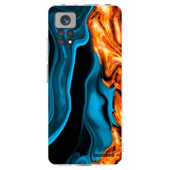 Picasee silikónový prehľadný obal pre Xiaomi Redmi Note 11 - Gold blue
