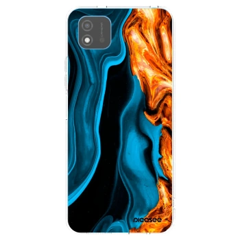 Picasee silikónový prehľadný obal pre Realme C11 (2021) - Gold blue