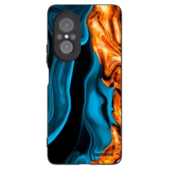 Picasee silikónový čierny obal pre Huawei Nova 9 SE - Gold blue