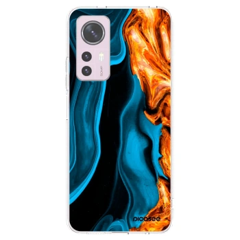 Picasee silikónový prehľadný obal pre Xiaomi 12 - Gold blue