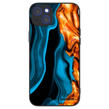 Picasee ULTIMATE CASE pro Apple iPhone 14 Plus - Gold blue