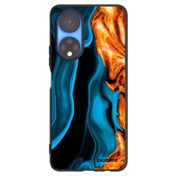 Picasee silikónový čierny obal pre Honor X7 - Gold blue