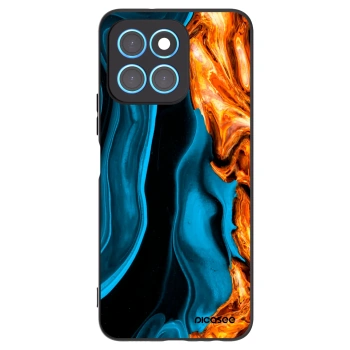 Picasee silikónový čierny obal pre Honor X6 - Gold blue