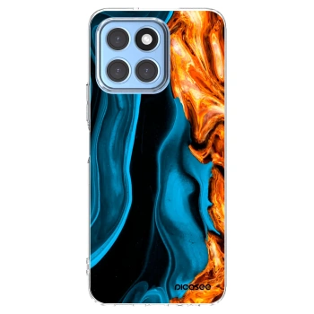Picasee silikónový prehľadný obal pre Honor X6 - Gold blue