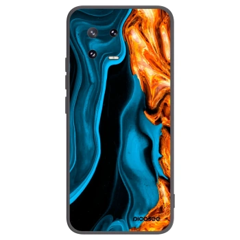Picasee silikónový čierny obal pre Xiaomi 13 Pro - Gold blue