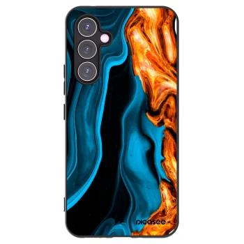 Picasee silikónový čierny obal pre Samsung Galaxy A54 5G A546B - Gold blue