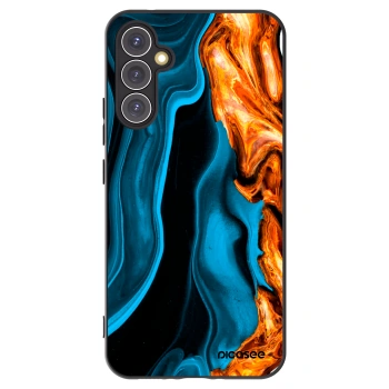 Picasee silikónový čierny obal pre Samsung Galaxy A34 5G A346B - Gold blue