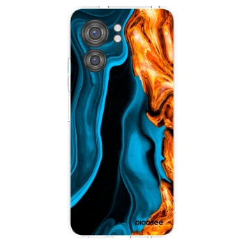 Picasee silikónový prehľadný obal pre Motorola Edge 40 - Gold blue