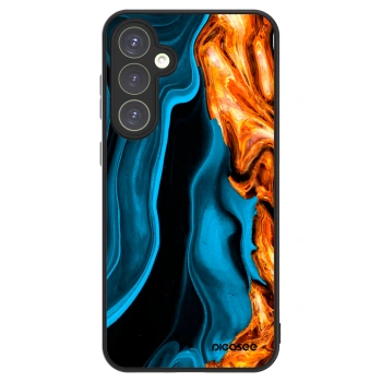 Picasee ULTIMATE CASE pro Samsung Galaxy S23 FE S711B - Gold blue