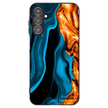 Picasee silikónový čierny obal pre Samsung Galaxy A15 A156B 5G - Gold blue