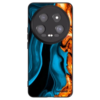 Picasee silikónový čierny obal pre Xiaomi 14 Ultra - Gold blue